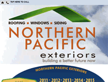 Tablet Screenshot of np-exteriors.com